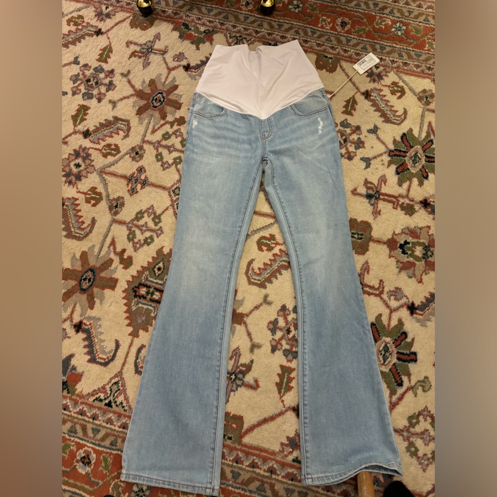 Hatch Light Blue Flare Jeans